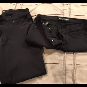 Qty 2-Express Black Low Rise Extreme Legging